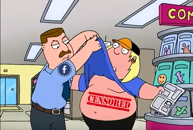 los anuncios de facebook censuran imagenes de gordos